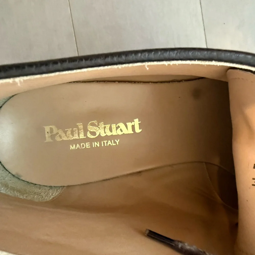 Paul Stuart Dark Brown Pebbled Leather Chukka Boots